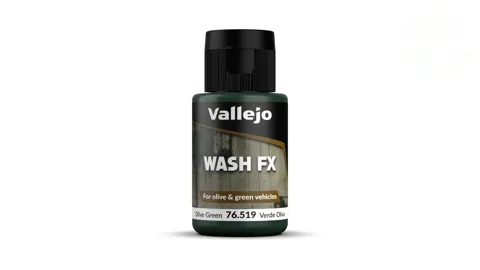 Lahvička akrylového washe Vallejo Wash FX 76519 olivová zelená 35 ml