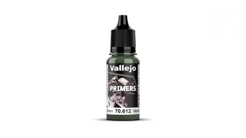 Kapátková lahvička Vallejo Surface Primer 70612 NATO zelená 18 ml