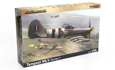 Krabice stavebnice Eduard 82121 Tempest Mk.V Series 1 v měřítku 1/48, edice ProfiPACK