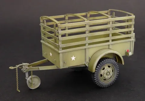 Resinová stavebnice Plus Model 539 americký 1tunový přívěs Ben Hur v měřítku 1/35