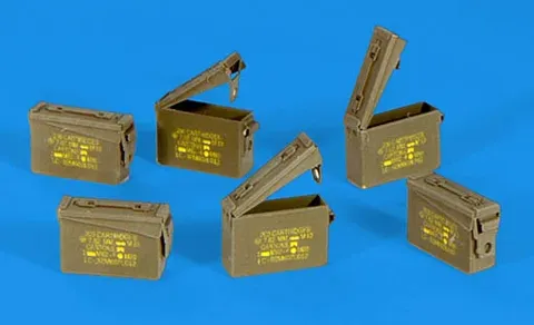 Sada Plus Model 317 americké muniční bedny 7,62 mm v měřítku 1/35 s fotolepty a obtisky