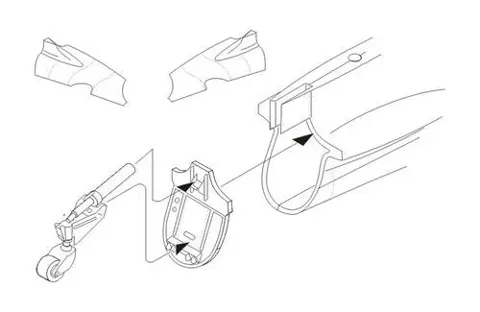 Resinový ocasní kužel CMK 4293 pro Mitsubishi A6M3/5 Zero v měřítku 1/48