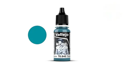 Lahvička akrylové barvy Vallejo Model Color 70840 světle tyrkysová matná 18 ml
