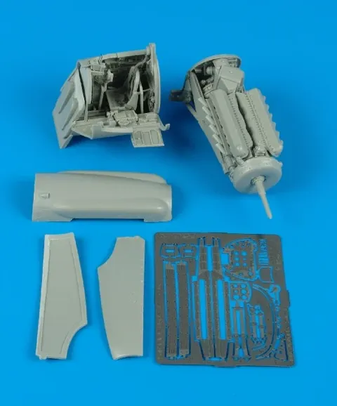 Detailní sada Aires 4343 pro Spitfire F Mk. 24 v měřítku 1/48 ke stavebnici Airfix