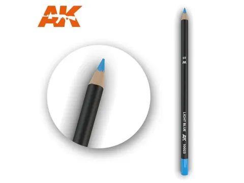 Patinovací tužka AK Interactive AK10023 Weathering Pencil světle modrá, délka 17 cm