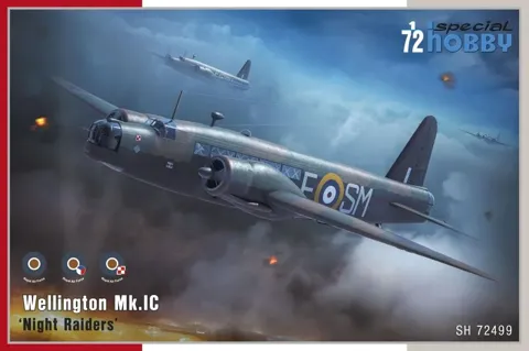 Krabice stavebnice Special Hobby SH72499 Vickers Wellington Mk.IC Night Raiders v měřítku 1/72