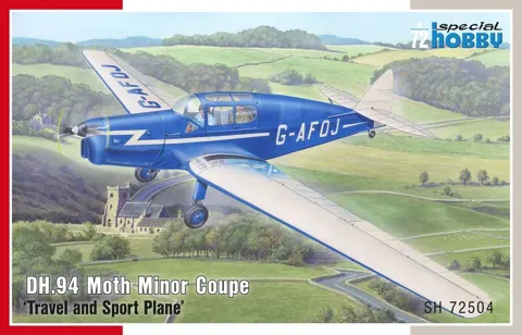 Krabice stavebnice Special Hobby 1/72 DH.94 Moth Minor Coupé, kód SH72504