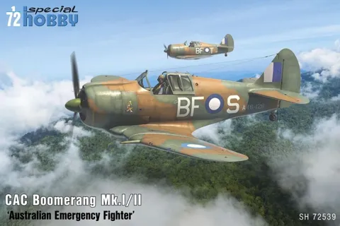 Krabice stavebnice Special Hobby SH72539 CA.13 Boomerang v měřítku 1/72