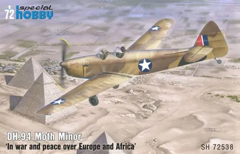 Krabice stavebnice Special Hobby SH72538 DH.94 Moth Minor v měřítku 1/72