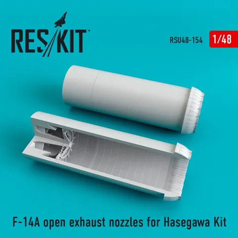 Reskit RSU48-0154 otevřené výfukové trysky pro F-14A Tomcat v měřítku 1/48