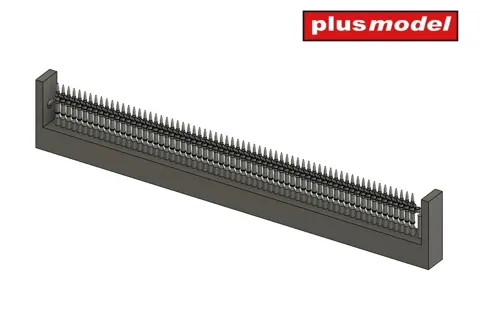 Resinové díly Plus Model DP3047 – 12,7mm náboje v pásech a nábojnice v měřítku 1/35