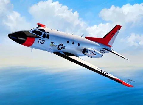 Krabice plastikové stavebnice Sword SW72145 T-39N Sabreliner v měřítku 1/72