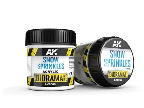Kelímek akrylové textury AK Interactive AK8009 Terrains Snow Sprinkles 100 ml