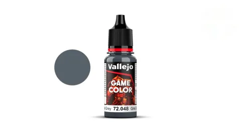 Lahvička akrylové barvy Vallejo Game Color 72048 Sombre Grey tmavě šedá 18 ml