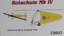 Krabice stavebnice Fly Model 72027 Rotachute Mk IV v měřítku 1/72