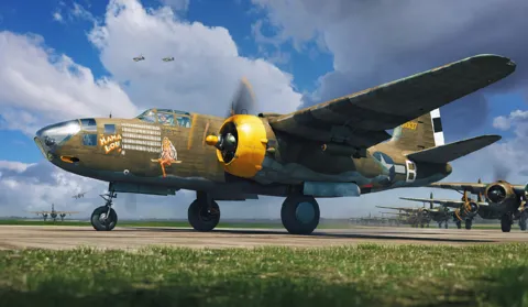 Krabice stavebnice HK Models 01E40 Douglas A-20J/K Havoc / Boston IV v měřítku 1/32