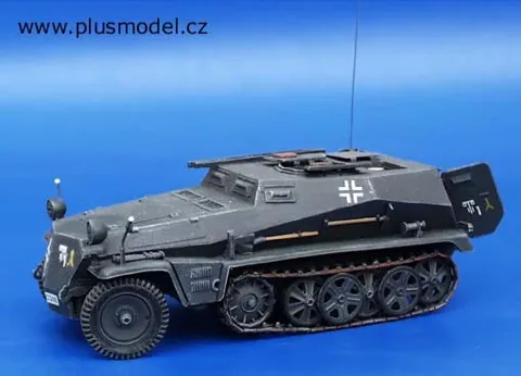 Konverzní sada Plus Model 112 Sd.Kfz. 253 Beobachtungskraftwagen 1/35 – resinové díly a fotolepty