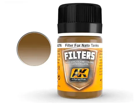 Lahvička AK Interactive Enamel Effects AK076 filtr pro vozidla NATO, 35 ml