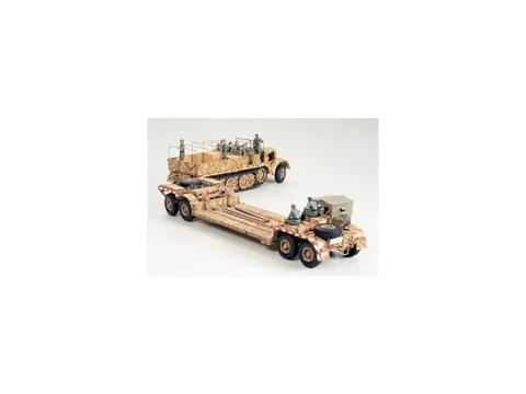 Krabice stavebnice Tamiya 35246 FAMO a podvalník pro přepravu tanků v měřítku 1/35