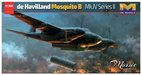 Krabice stavebnice HK Models 1/32 de Havilland Mosquito B Mk. IV