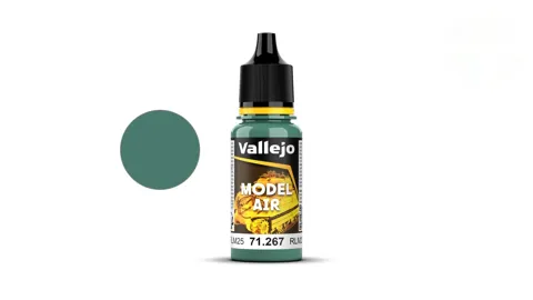 Lahvička akrylové barvy Vallejo Model Air 71267 světle zelená RLM25, 18 ml