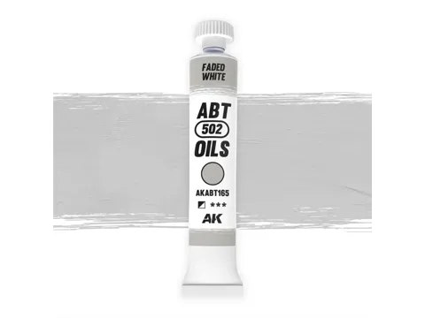 Tuba olejové barvy AK Interactive Oil Paints ABT502 AKABT165 vybledlá bílá 20 ml