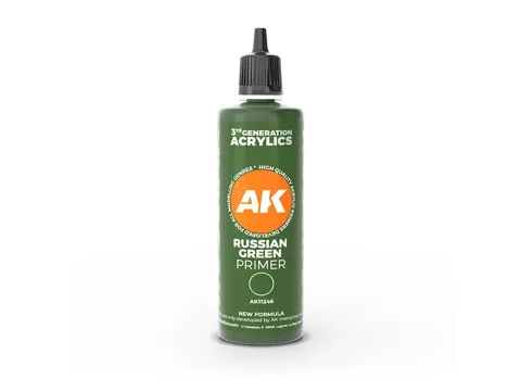 Lahvička primeru AK Interactive 3GEN AK11246 Surface Primer ruská zelená 100 ml