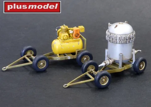 Doplněk Plus Model AL4112 vozík Mk II s kompresorem a palivovým filtrem v měřítku 1/48
