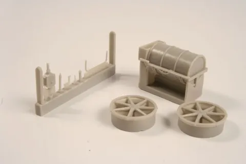 Resinová sada CMK 8052 německá tankovací souprava 1. světové války v měřítku 1/48
