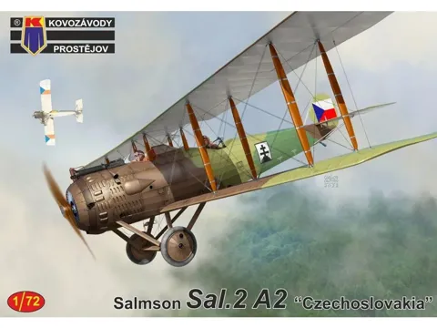 Krabice stavebnice Kovozávody Prostějov KPM0324 Salmson Sal.2A2 Československo v měřítku 1/72