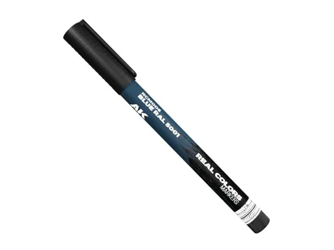 Modelářský lakový popisovač AK RC Markers RCM006 modrá RAL 5001, 1 ks