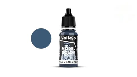 Lahvička akrylové barvy Vallejo Model Color 70965 pruská modrá matná 18 ml