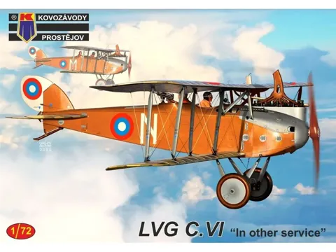 Krabice plastikové stavebnice Kovozávody Prostějov KPM0403 LVG C.VI In other Service v měřítku 1/72
