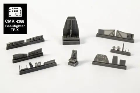 Resinový set kokpitu CMK 4366 Beaufighter TF Mk.X 1/48 pro stavebnici Revell