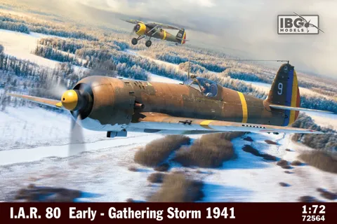 Krabice plastikové stavebnice IBG Models 72564 I.A.R. 80 Early 1941 v měřítku 1/72