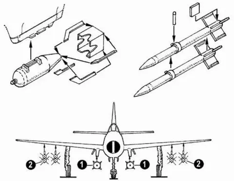 Resinová sada výzbroje CMK 7034 pro F-84 Thunderjet v měřítku 1/72