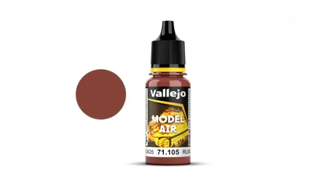 Lahvička akrylové barvy Vallejo Model Air 71105 hnědá RLM 26, 18 ml