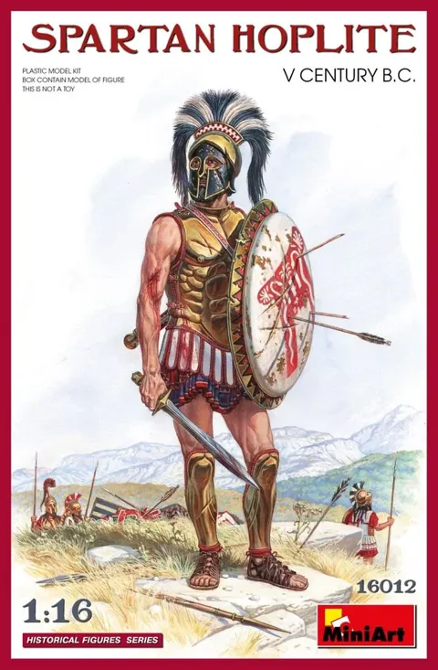 MiniArt 16012 spartský hoplíta, 5. století př. n. l. (1/16)