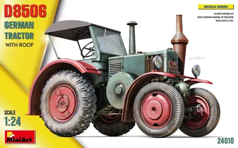 MiniArt 24010 německý traktor D8506 se střechou (1/24)