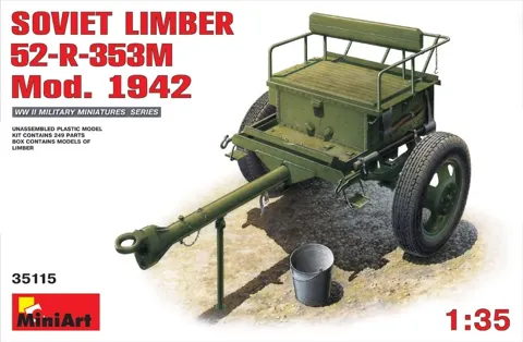 MiniArt 35115 sovětský dělostřelecký předek (limber) 52-R-353M Mod.1942 (1/35)