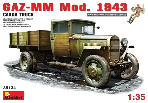 MiniArt 35134 GAZ-MM Mod. 1943 nákladní automobil (1/35)