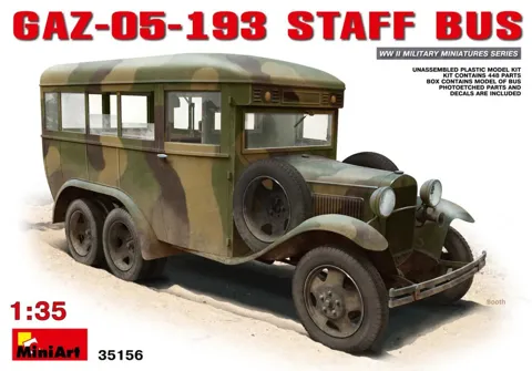 MiniArt 35156 GAZ-05-193 štábní autobus (1/35)