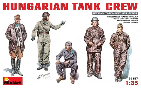 MiniArt 35157 maďarská tanková posádka (1/35, 5 figurek)