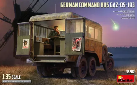 MiniArt 35202 1/35 německý velitelský autobus GAZ-05-193