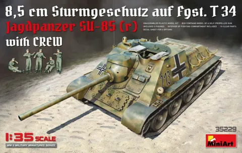 MiniArt 35229 Jagdpanzer SU-85 (r) s posádkou (1/35)