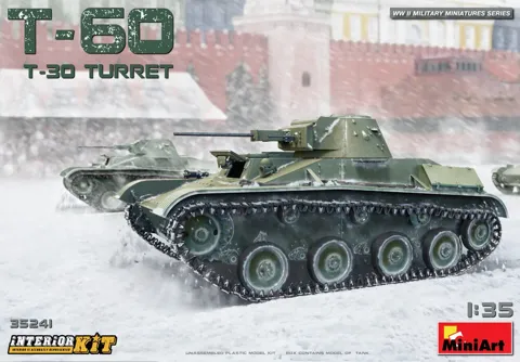 MiniArt 35241 T-60 s věží T-30 – Interior Kit (1/35)