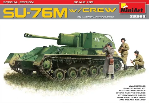 MiniArt 35262 SU-76M s posádkou Special Edition (1/35)