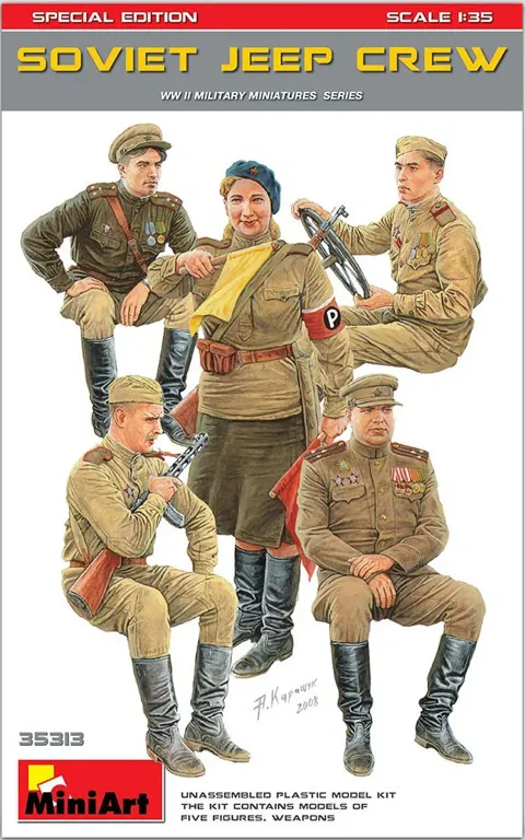 MiniArt 35313 sovětská posádka jeepu, Special Edition (1/35)