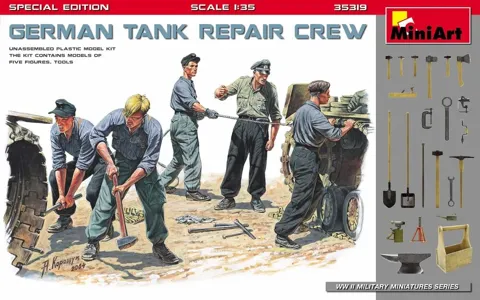 MiniArt 35319 německá tanková opravárenská četa, Special Edition (1/35)