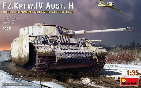 MiniArt 35337 Pz.Kpfw.IV Ausf. H Nibelungenwerk Mid Prod. (srpen 1943) 1/35